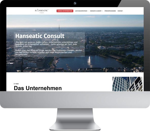 Website Hanseatic Consult